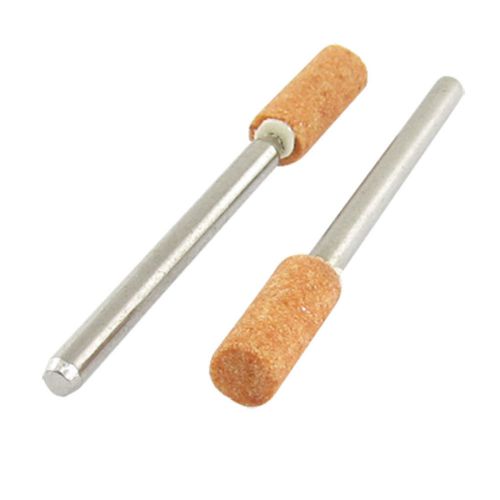 10 x Glass Stone Iron Buffing Tool Cylindrical Mounted Points