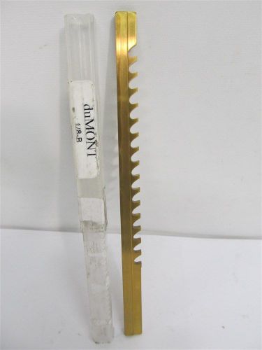 Dumont 22305, 1/8&#034; b, hss, tin push-type keyway broach for sale