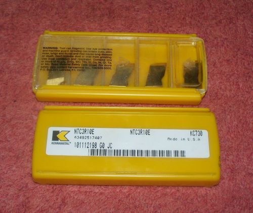 KENNAMETAL    CARBIDE INSERTS  NTC3R10E     GRADE KC730  PACK of 5
