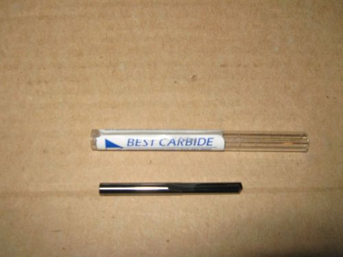# 54 (.0550) SOLID CARBIDE STRAIGHT FLUTE 140DEG NOTCHED POINT DRILL BIT &#034;NEW&#034;