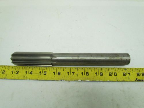 1&#034; chucking reamer 8pt straight flute 8-1/4 long round shank for sale