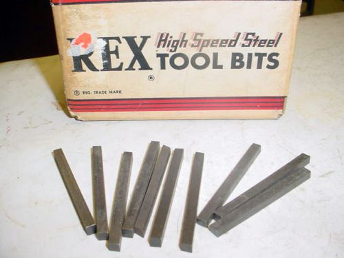 Brand new lot of 10 pcs 3/16&#034; x 2 1/2&#034; rex aaa hss tool bits free shipping for sale