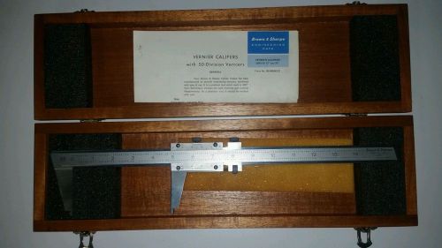 Used 12 inch brown &amp; sharpe no. 599-575-12 vernier caliper (excellent condition) for sale