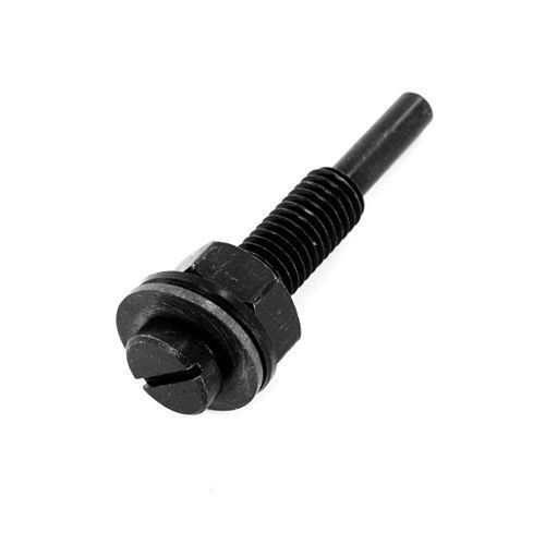 5.9 X 60 Mm Straight Shank Buff Arbor Threaded For Drill Chuck Finishing Tools