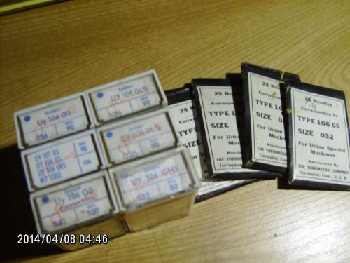 622 pc lot industrial sewing machine needles -system UY 106 GS GKS GLS GHS