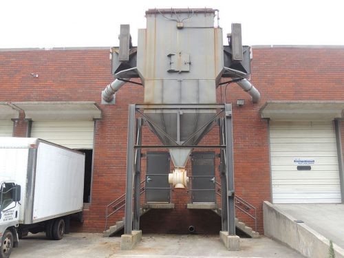 Dual cyclone dust collector with koger electric valve for sale