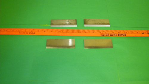 Used, Superior Wood Systems 4&#034; x 1 7/16 x 3/16 planer knife set of 4