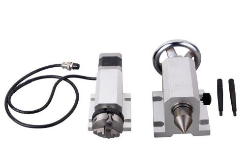 3040 cnc l-type  4th-axis router rotational rotary a-axis +tailstock engraving for sale