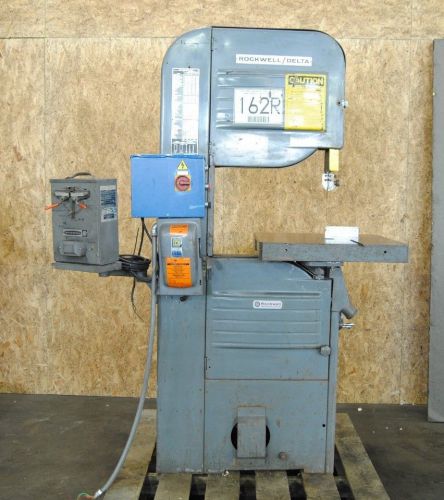 Delta rockwell vertical metal and wood cutting band saw 20&#034; throat  will ship for sale