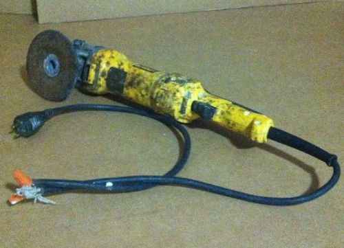Dewalt grinding saw  (minor cord damage) works great  sku#dw52x for sale