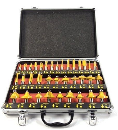 35 PIECE ROUTER SET P/N 56652 IN WOOD BOX