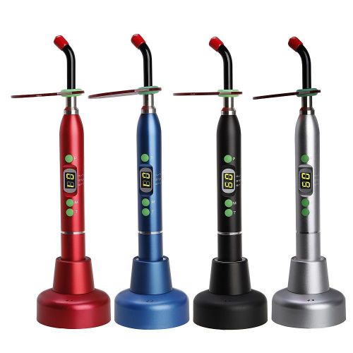 4pcs colorful dental new cordless led curing light lamp 1400mw blue ray d2 for sale