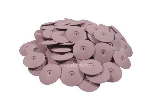 10 Boxes Dental Lab Polishing Wheels Burs Silicone Polishers Disk Rubber Pink