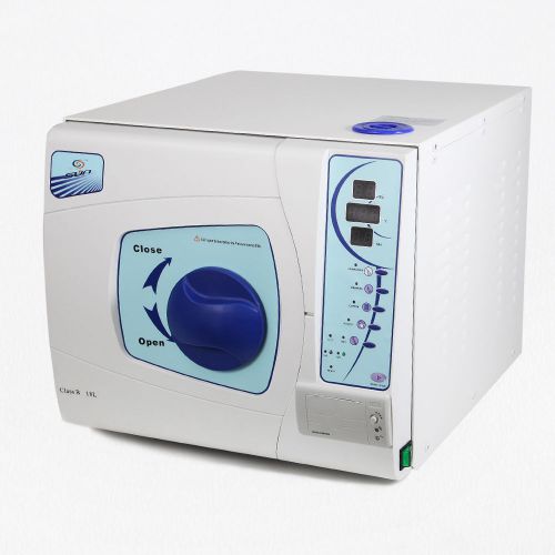 16l autoclave dental medical sterilizer equipment vacuum steam w/ data printer for sale