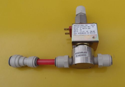 Dayton SS Pump Solenoid Less Coil,1/4 In,NC,SS Valve&amp; Solenoid Valve Coil