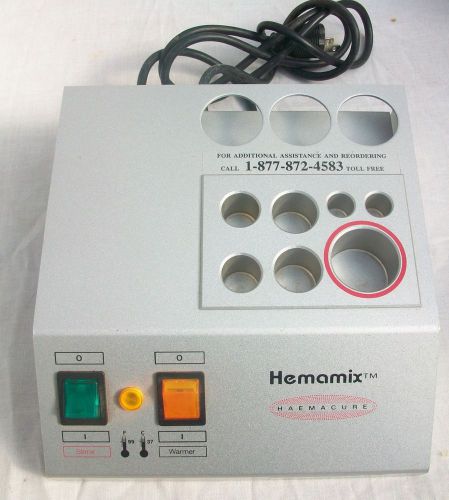 Hemamix haemacure stirrer warmer model 400 for sale