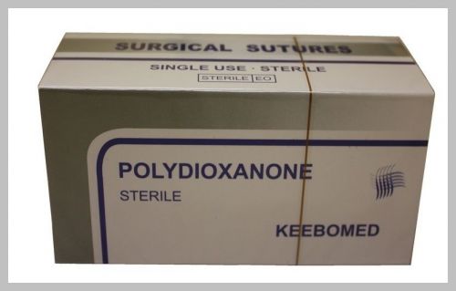 Veterinary Sutures PDS PDO Polydioxanone  size 3/0  reverse cutting 19mm