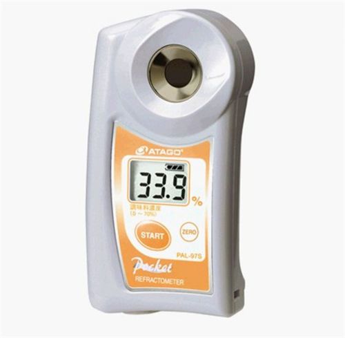 ATAGO Pocket Seasoning Kitchen Densitometer PAL-97S Brix0-70 Japan NEW F/S