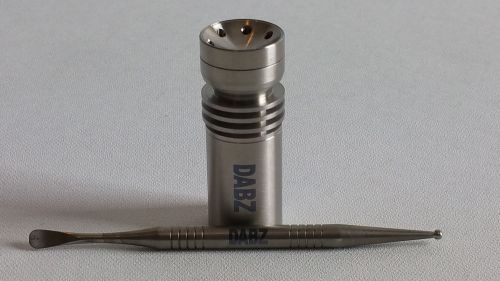 Domeless GR2 titanium nail 18mm female socket FREE GR2 TI DABBER!