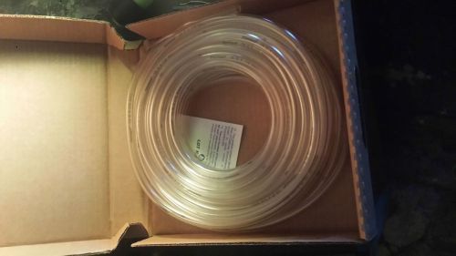 FISHER SCIENTIFIC CLEAR PVC TUBING I.D 0.25&#034; WALL THICKNESS 0.0625&#034; O.D. 0.375&#034;