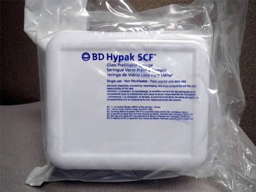 Box of 100 BD Hypak SCF 1ML Glass Prefillable Syringes Lot # 5147687