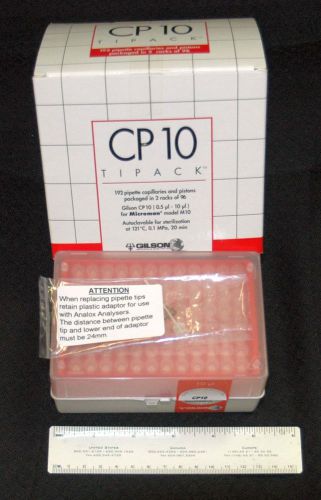 Pack of 96 gilson cp10 microman f148412g capillary pistons 1 to 10µl for sale