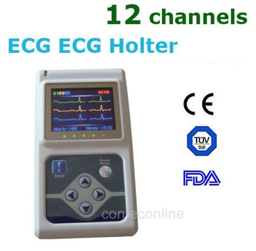 TLC5000 12 Channels ECG ECG Holter Monitor System Brand New!! CE FDA