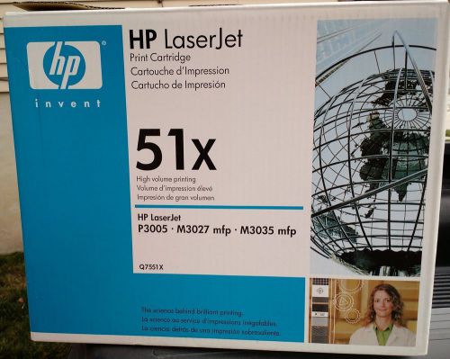 HP LaserJet Print Cartridge 51X Q7551X High Volume Printing - New