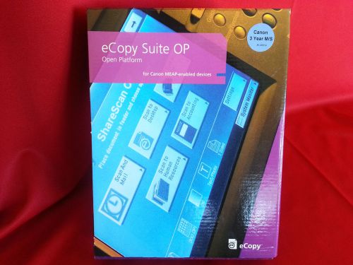 eCopy Suite OP V3.0 Canon MEAP Devices 81-0019