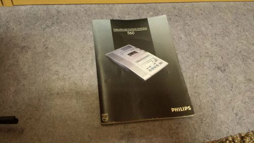 BEDIENUNGSANLEITUNG  Handbuch fur Philips LFH 560 Diktation System Diktiergerat