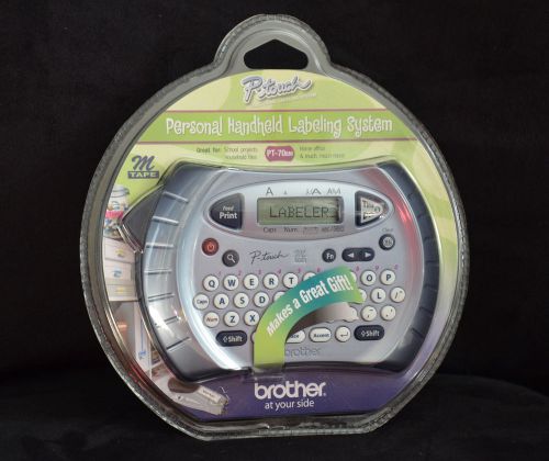 Brother pt-70bm p-touch personal handheld labeling system with 1 m starter tape for sale