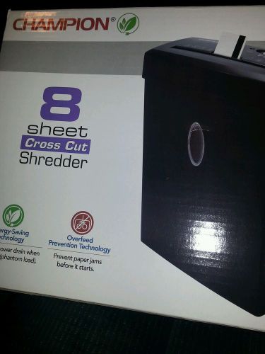8-Sheet Cross-Cut Shredder