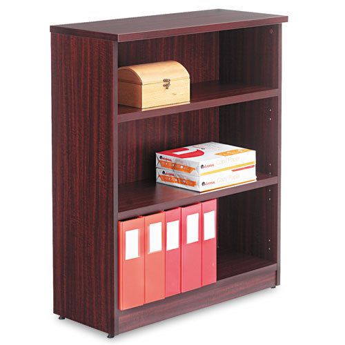 Alera valencia series bookcase/storage cabinet, 3 shelves, 32w - aleva634432my for sale