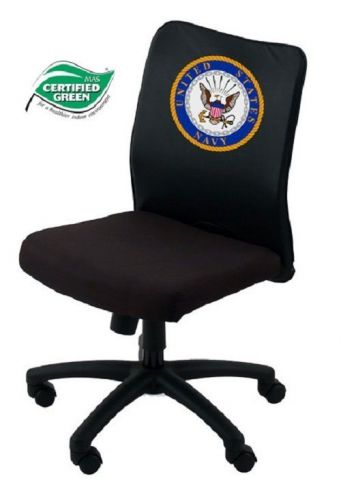 B6105-lc031 boss budget mesh office task chair with the u.s navy logo cover for sale