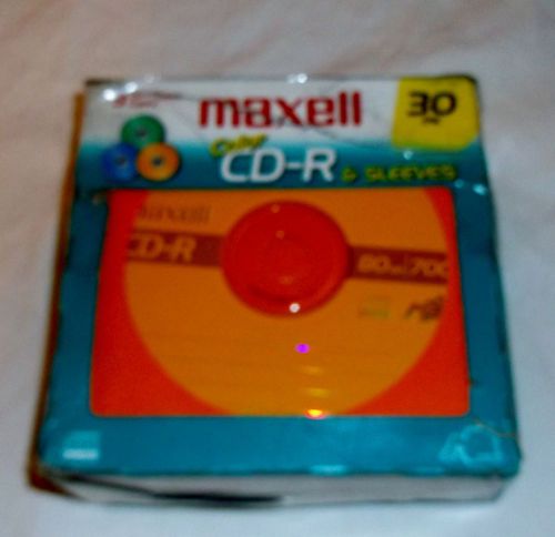 Box of 30 Maxwell CD-R with Sleeves
