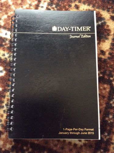 Day-Timer Journal 1 Page-Per-Day 1/2 Year Jan- June