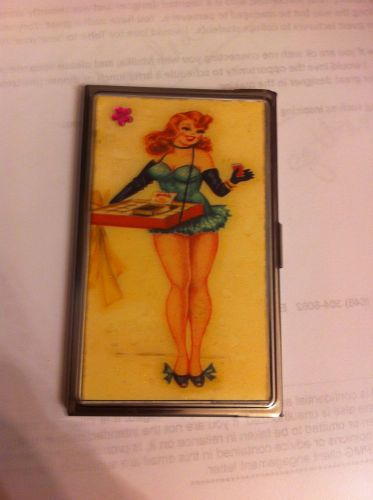 1940s Pin up Girl Business Card Holder Credit Card Case!