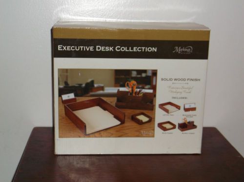 Markings Executive Desk Collection 4pc Desk Set
