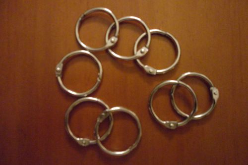 MAINSTAYS: Package of 8 Book Rings (1” diameter)