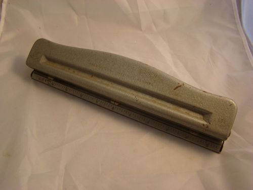Industrial Vintage Mutual Adjustable Hole Punch No.20 all steel