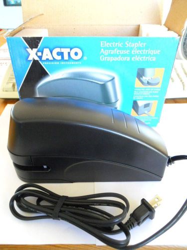 New in Box X-ACTO Electric Stapler 73101 Anti Jam up to 20 Sheet Capacity