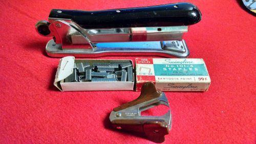 ACE LINER No. 502 Stapler -Made in USA w Box Staples, ACE Staple Puller