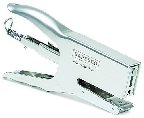 Rapesco 40 Sheet Capacity Porpoise Classic Plier Stapler, Chrome (R81000A3)