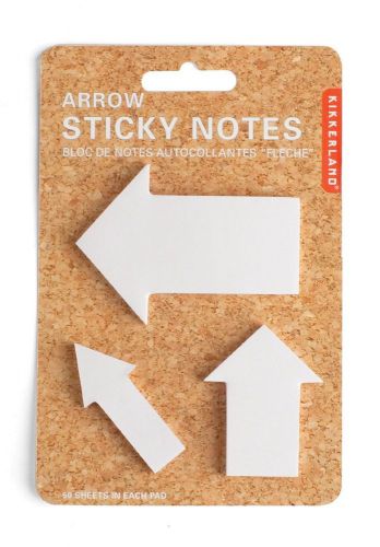 Kikkerland Arrow Sticky Notes