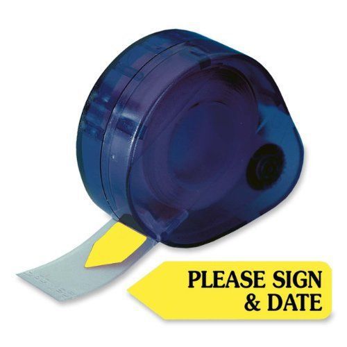 Redi-tag Please Sign &amp; Date Arrow Tag - Removable, Self-adhesive - (rtg81124)