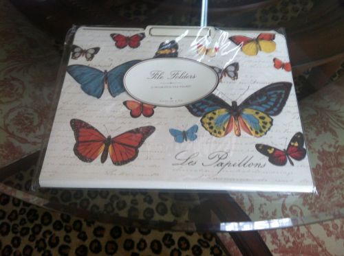 Decorative File Folders - Butterflies by Cavallini