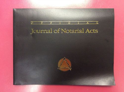 OFFICIAL JOURNAL of NOTARIAL ACTS National Notary Association Record Book