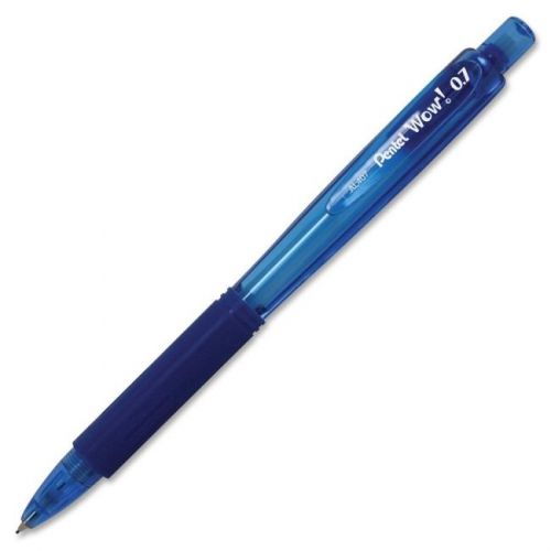 Pentel Wow! Retractable Tip Mechanical Pencil - 0.7 Mm Lead Size - Blue (al407c)