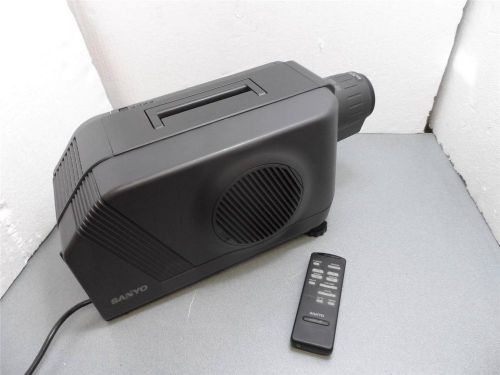 Sanyo PLC-250N LCD Color Video Projector W/ Hard Travel Case, Remote, Manual