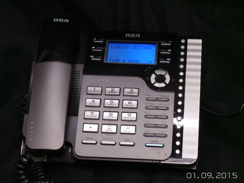 RCA ViSYS 25204RE1-A 2-Line Corded Digital Business Speaker Phone Conference A/C